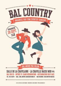 Affiche CBM Country Dancers